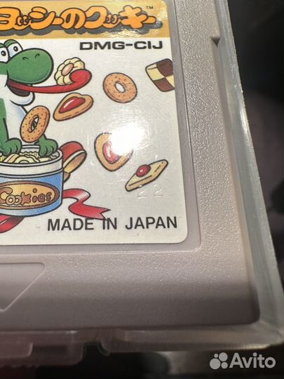 Игра Yоshi nо Сооkiе для Game Boy оригинал