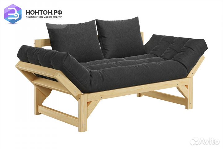 Диван кушетка Амбер темно-серый