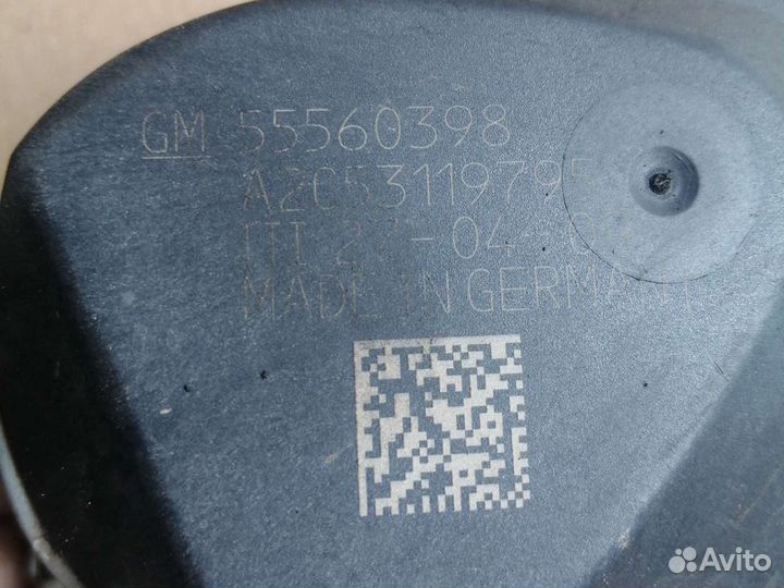 Дроссельная заслонка Opel Astra H, 1.6, Z16XER