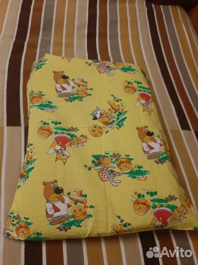 Детский плед одеялко и орто подушку