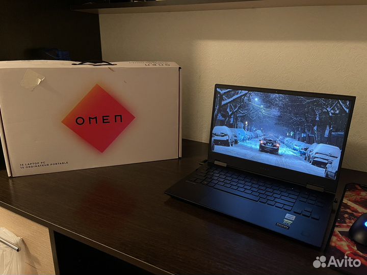 HP Omen \ rtx 3060 (100w) \ i7-10750h \ 16 gb