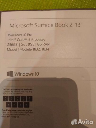 Microsoft surface book 2