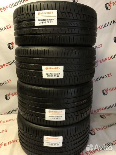 Continental ContiPremiumContact 6 275/35 R22 и 315/30 R22 105Y