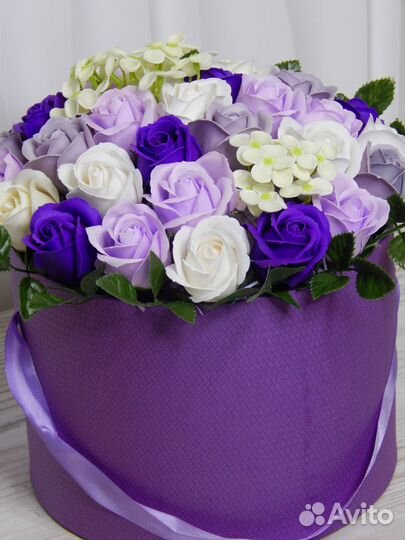 Мыльный букет из роз