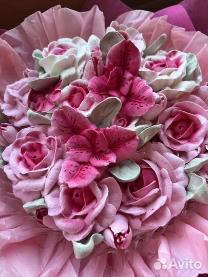 Сладкие букеты из зефира