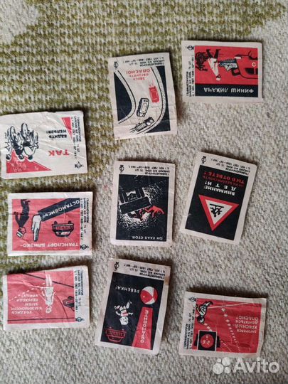 Редкие этикетки от спичек 1960х годов. Цена за все