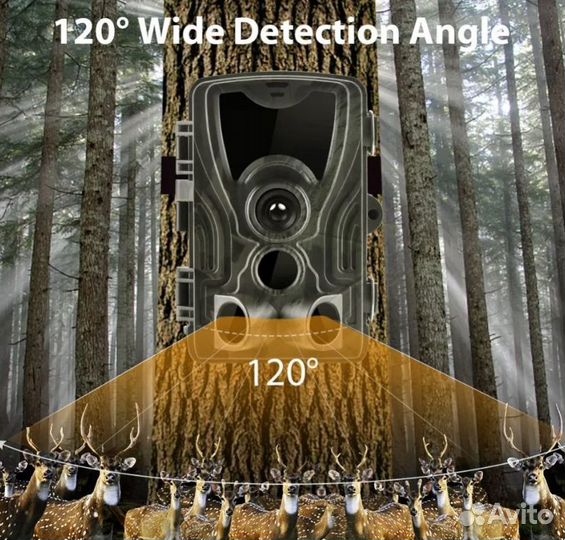 Камера фотоловушка видеонаблюдение HC801A