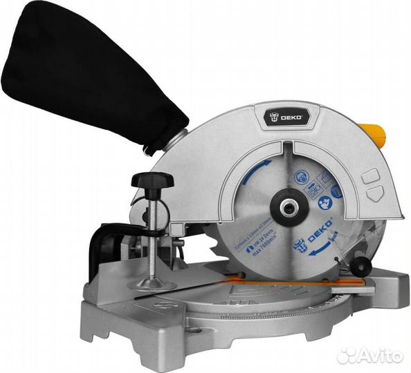 Торцовочная пила Deko 1400Вт + Угломер