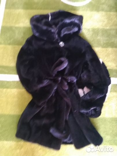 Шуба норковая с капюшоном 42 44
