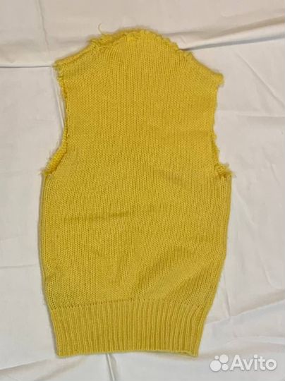 Вязаный жилет из шерсти Raf Simons