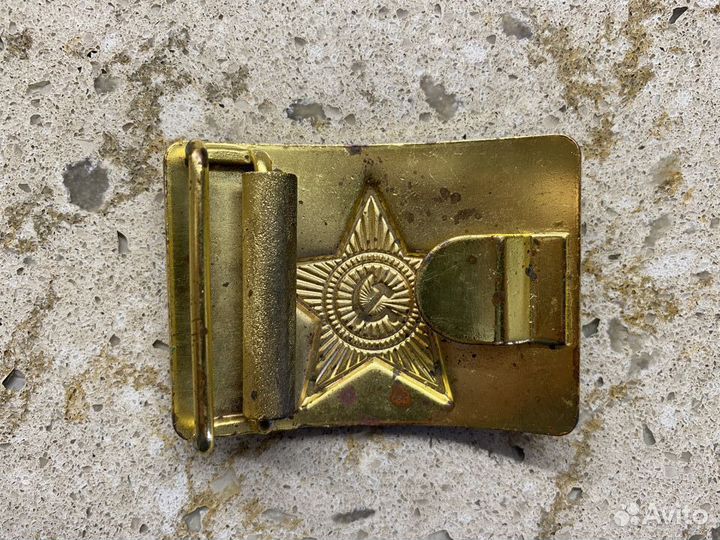 Ремень кожаный солдатский СССР