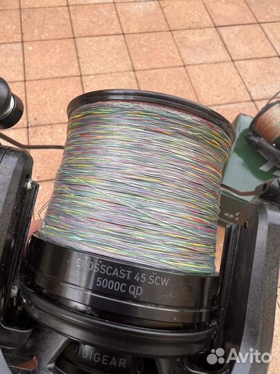 Карповые катушки daiwa crosscast 5000C QD