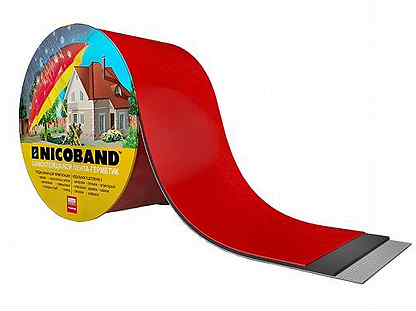 Герметизирующая лента Nicoband красный, 3 м х 5 см