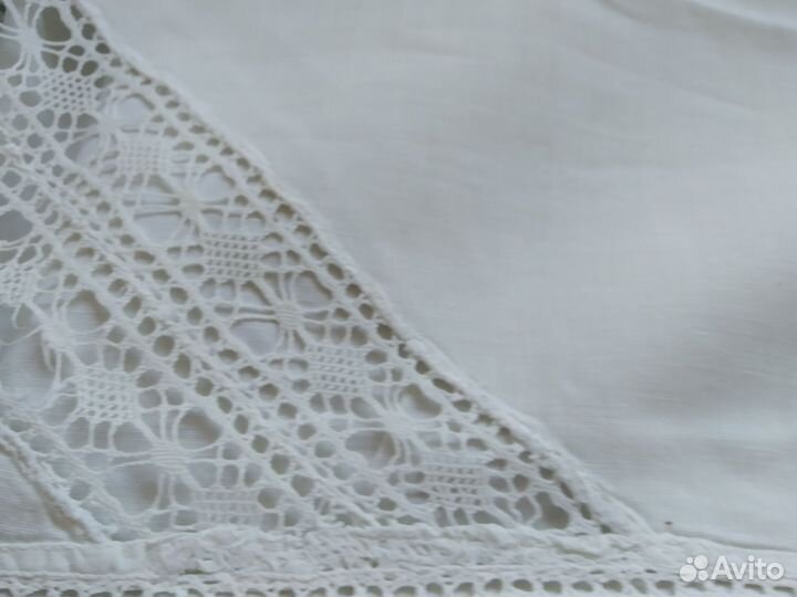 Наволочки и кружево вышивка скатерть