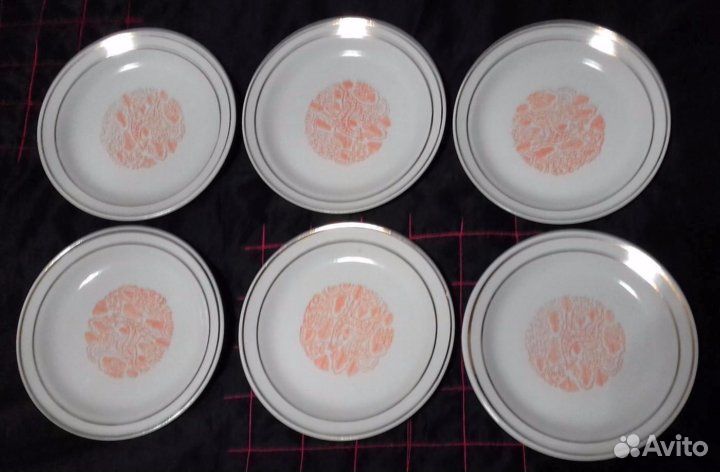 Тарелки десертные Хайта 6 шт. Винтаж. СССР