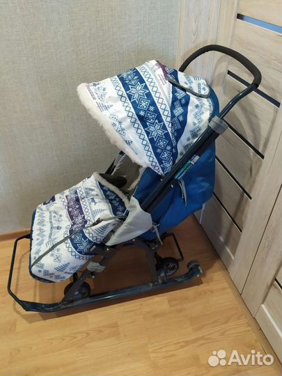 Детские санки коляска бу