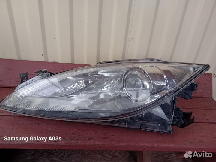 Фара левая mazda 6 gg. Корпус сломан