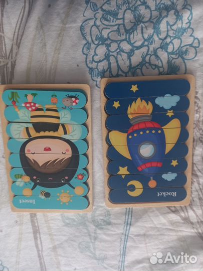 Деревянные пазлы