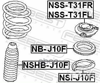 Опора переднего амортизатора правая nsst31FR