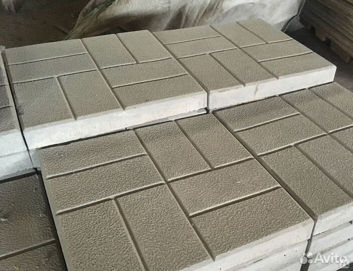 Тротуарная плитка вибролитая 12 кирпичей
