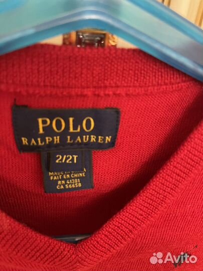 Polo ralph lauren свитер