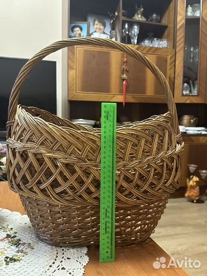 Корзина плетеная большая