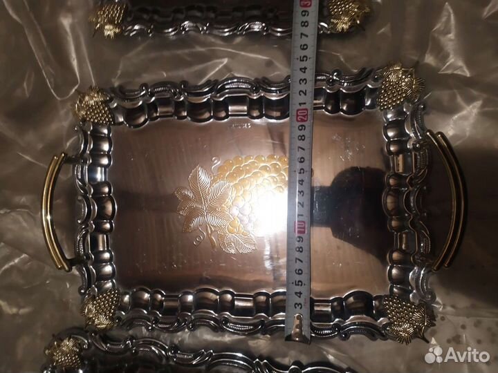 Поднос СССР из нержавейки