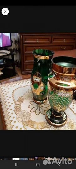 Вазы новые Богемия Чехия производство не подделка