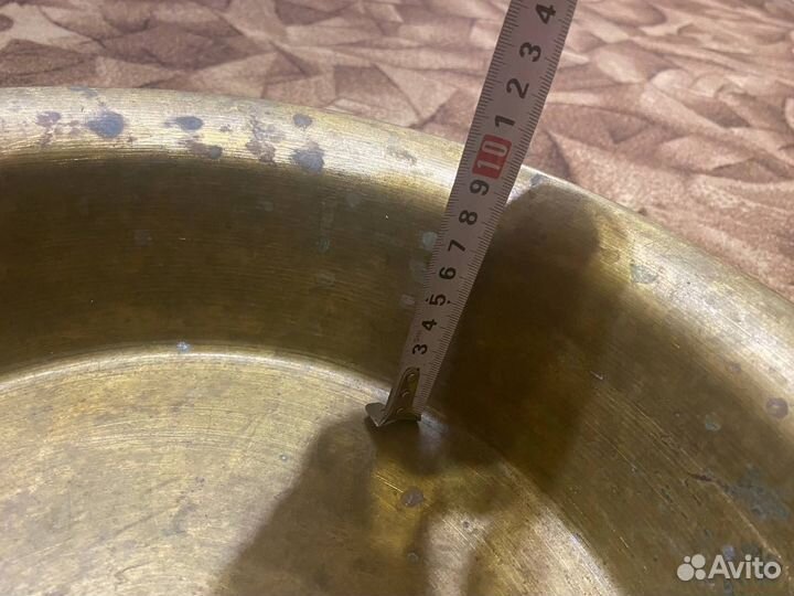 Латунный таз для варенья