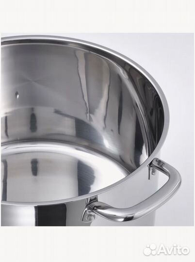 Кастрюля IKEA 10 л нержавеющая сталь