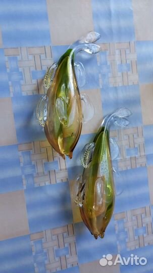 Цветные хрустальные рыбки