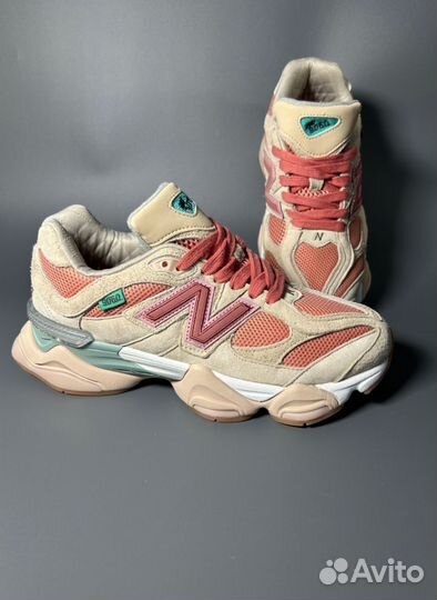 Кроссовки New Balance 9060 Cookie Pink Люкс