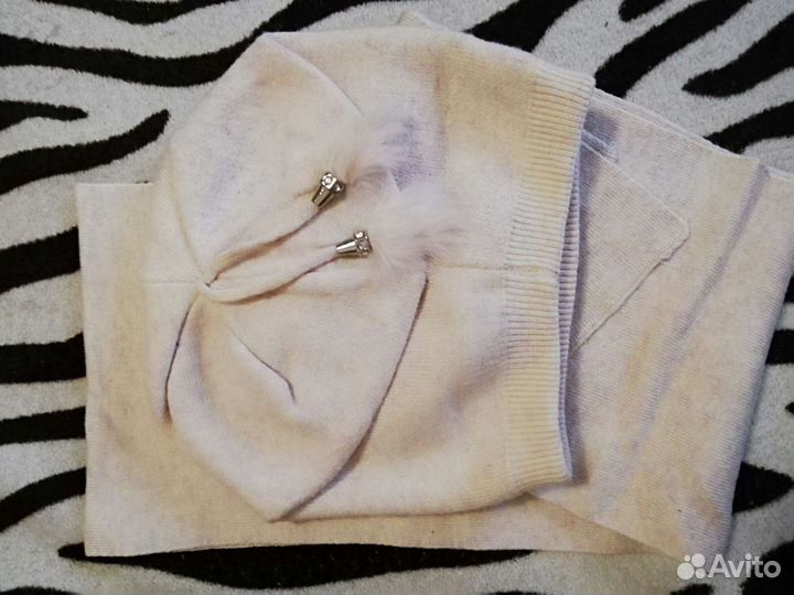 Комплект шапка, шарф