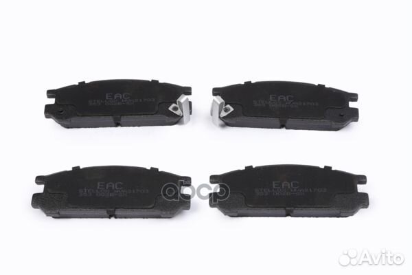 353 002BSX колодки дисковые з. с антискр. пл. S