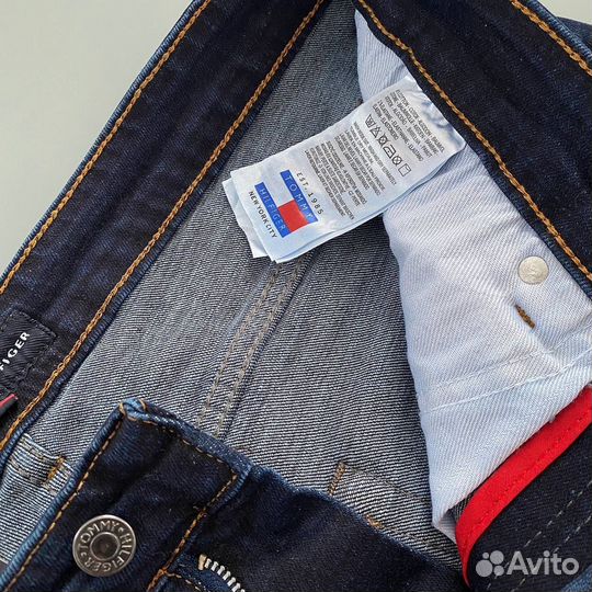 Tommy hilfiger джинсы синие