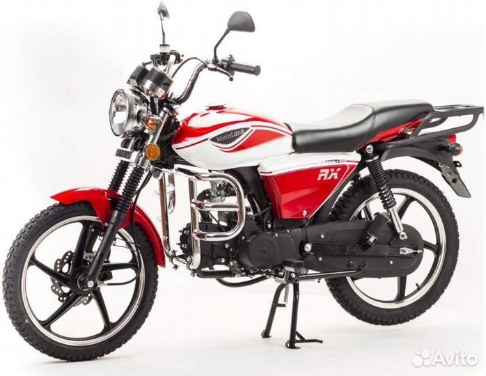 Крыло переднее на мопед Альфа RX красное