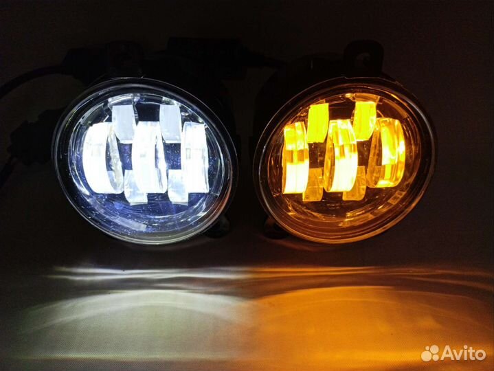 Противотуманные фары 7 линз 70 Вт два режима