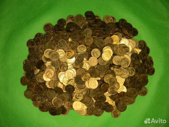 1 копейка СССР 1041 штука 1048 грам 80-85% штемпел