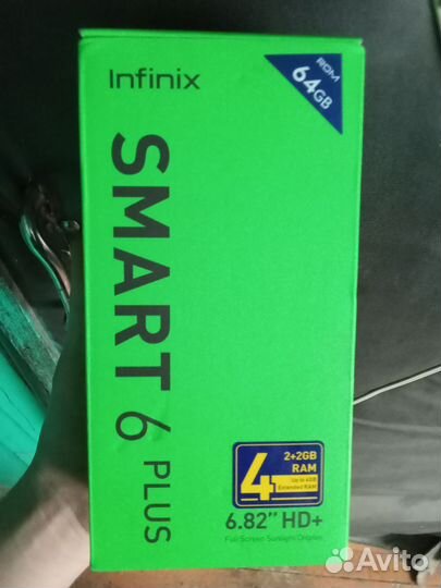 Infinix Smart 6 Plus, 3/64 ГБ