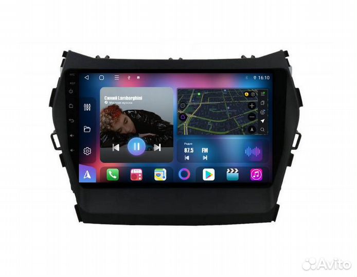 Штатная магнитола FarCar для Hyundai Santa Fe 2012