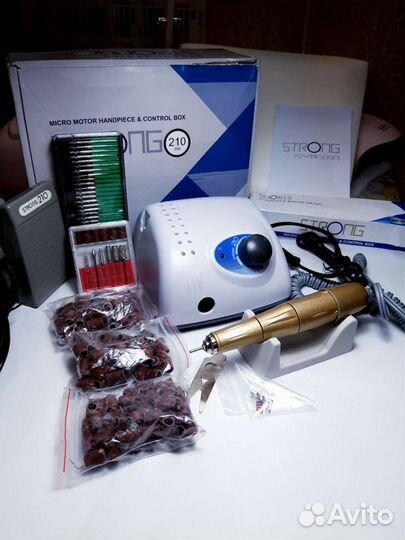 Машинка Стронг 45т.об., 65w для маникюра и педикюр
