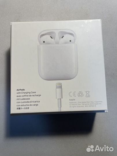 Беспроводные наушники apple airpods 2