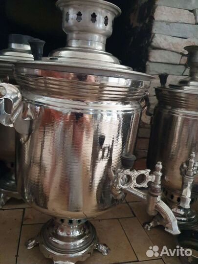 Самовар старинный антикварные СССР угольные