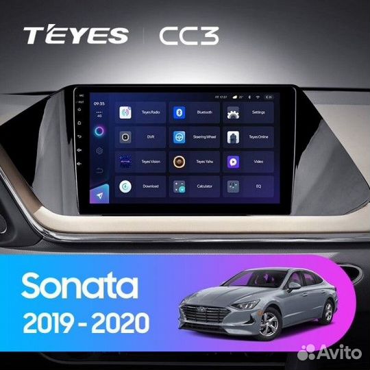 Штатная магнитола teyes CC3L Hyundai Sonata 19-20