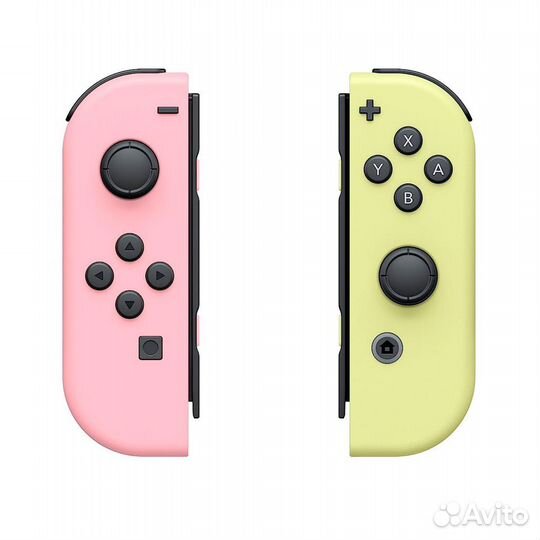 Набор из двух контроллеров Joy-Con Сontrollers (пастельный розовый / пастельный желтый)