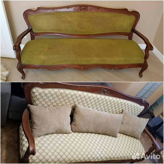 Перетяжка мебели Замена обшивки