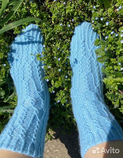 Носочки ажурные ручной работы