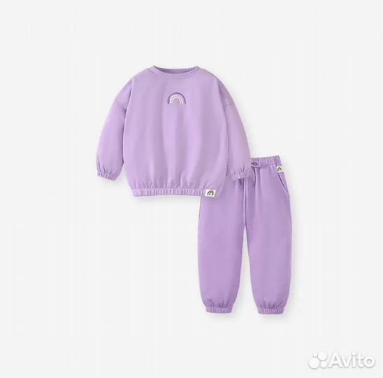 Трикотажный костюм для девочек Little maven