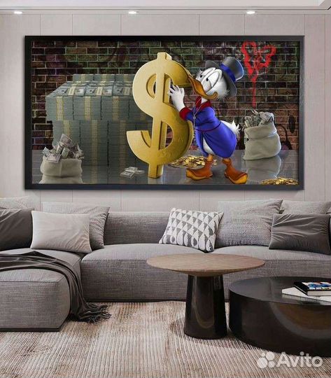 Картина на заказ Скрудж Макдак