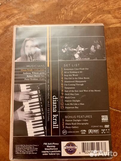 DVD Diana Krall